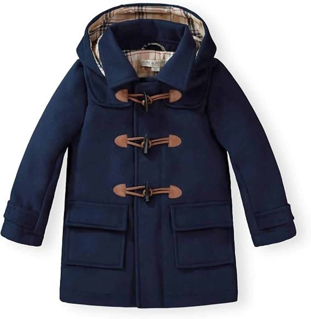 Hope & Henry Unisex Kids Toggle Duffle Coat kids sz S A010131